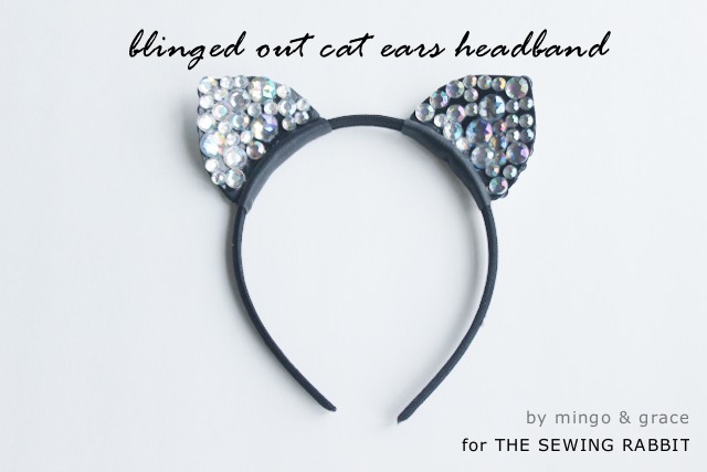 mingoandgrace.com | Blinged Out Cat Ears Headband